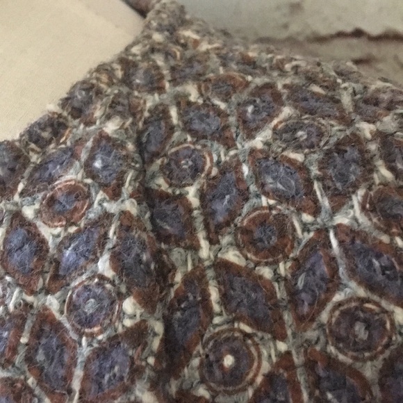 Vintage Benetton Shift Dress Tweed Geometric Large - Picture 4 of 5